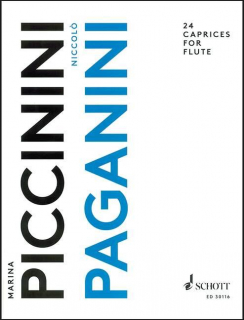 Piccinini/Paganini: 24 Caprices op.1 Fl i gruppen Noter & böcker / Flöjt / Soloflöjt hos musikskolan.se (ED30116)
