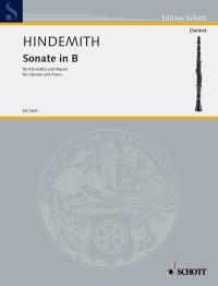 Hindemith: Sonate - Kl+Pi i gruppen Noter & böcker / Klarinett / Klassiska noter hos musikskolan.se (ED3641)