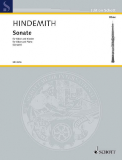 Hindemith: Sonate Oboe i gruppen Noter & böcker / Oboe / Klassiska noter hos musikskolan.se (ED3676)