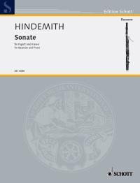 Hindemith: Sonate Fagott och piano i gruppen Noter & böcker / Fagott / Klassiska noter hos musikskolan.se (ED3686)