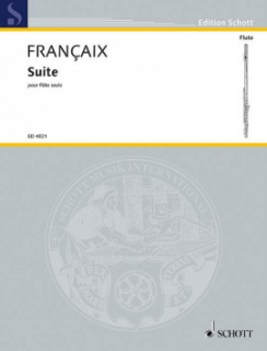 Francaix: Suite för soloflöjt i gruppen Noter & böcker / Flöjt / Soloflöjt hos musikskolan.se (ED4821)