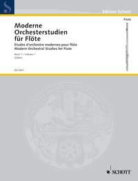 Moderna Orkesterstudier 1 /Fl i gruppen Noter & böcker / Flöjt / Spelskolor, etyder och övningar hos musikskolan.se (ED5901)