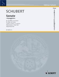 Schubert: Arpeggione /Fl+Gi i gruppen Noter & böcker / Flöjt / Flöjt med gitarr eller harpa hos musikskolan.se (ED8009(-13))