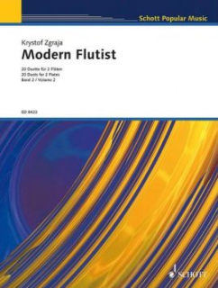 Modern Flutist för två flöjter i gruppen Noter & böcker / Flöjt / Duetter - 2 flöjter / 2 flöjter+piano hos musikskolan.se (ED8423)