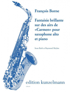 Borne: Fantaisie brillante sur des air de Carmen altsaxofon och piano i gruppen Noter & böcker / Saxofon / Klassiska noter hos musikskolan.se (EKGM1633)