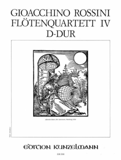 Rossini: Flötenquartett Nr. 4 (for flute violin viola and cello) i gruppen Noter & böcker / Flöjt / Flöjt med stråkinstrument hos musikskolan.se (EKGM200)