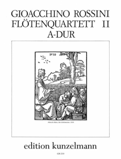 Rossini: Flötenquartett Nr. 2 (for flute violin viola and cello) i gruppen Noter & böcker / Flöjt / Flöjt med stråkinstrument hos musikskolan.se (EKGM210)