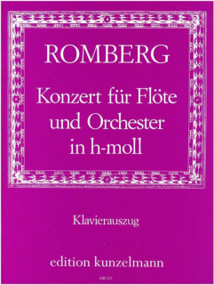 Romberg: Konzert für Flöte h-moll i gruppen Noter & böcker / Flöjt / Flöjt med pianoackompanjemang hos musikskolan.se (EKGM255)