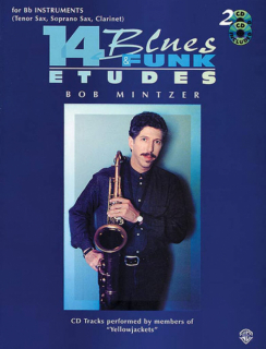 Mintzer: 14 Blues & Funk etudes Bb-instrument med 2 cd i gruppen Noter & böcker / Flöjt / Playalong för flöjt hos musikskolan.se (EL9605CD)
