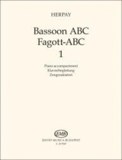 Bassoon ABC 1 (Fagott ABC 1) Pianoackompanjemang i gruppen Noter & böcker / Fagott / Spelskolor, etyder och övningar hos musikskolan.se (EMBZ20092P)