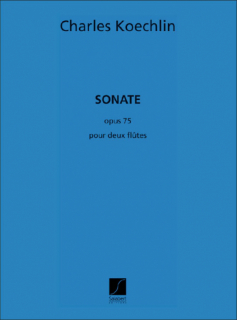 Koechlin: Sonate op 75 för två flöjter i gruppen Noter & böcker / Flöjt / Duetter - 2 flöjter / 2 flöjter+piano hos musikskolan.se (EMS4807)
