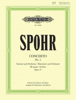 Spohr: Konzert 2 Es op. 57 - Kl+Pi i gruppen Noter & böcker / Klarinett / Klassiska noter hos musikskolan.se (EP2098b)