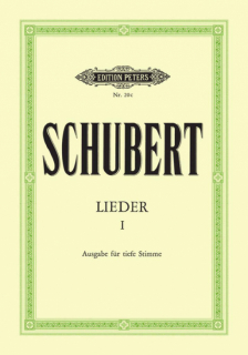 Schubert: Lieder No. 1 Tiefe Stimme i gruppen Noter & böcker / Sång och kör / Klassisk sång hos musikskolan.se (EP20C)