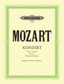 Mozart: Konzert G Nr. 3 KV 216 för violin och piano i gruppen Noter & böcker / Violin / Klassiska noter hos musikskolan.se (EP2193L)