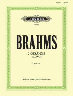 Brahms: Zwei Gesänge opus 91 för altstämma, viola och piano i gruppen Noter & böcker / Sång och kör / Klassisk sång hos musikskolan.se (EP3908)