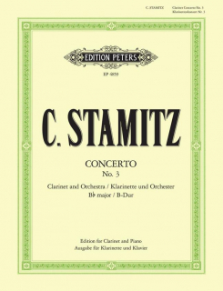 Stamitz: Konsert Nr 3 Bb i gruppen Noter & böcker / Klarinett / Klassiska noter hos musikskolan.se (EP4859)