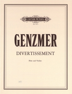 Genzmer: Divertissement i gruppen Noter & böcker / Flöjt / Flöjt med stråkinstrument hos musikskolan.se (EP5971)