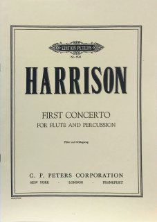 Harrison: First Concerto /Fl+Slag i gruppen Noter & böcker / Flöjt / Flöjt med sång och instrument hos musikskolan.se (EP6541)
