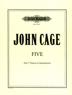 Cage: Five (any five voices or instruments) i gruppen Noter & böcker / Fyndnoter hos musikskolan.se (EP67214)