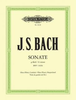 Bach: Sonate g-moll /Fl+pi i gruppen Noter & böcker / Flöjt / Flöjt med pianoackompanjemang hos musikskolan.se (EP8118)
