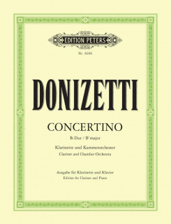 Donizetti: Concertino in Bb - Kl+Pi i gruppen Noter & böcker / Klarinett / Klassiska noter hos musikskolan.se (EP8206)