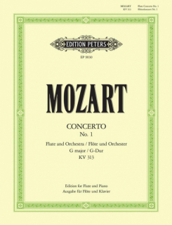 Mozart: Konsert G/Flöjt i gruppen Noter & böcker / Flöjt / Flöjt med pianoackompanjemang hos musikskolan.se (EP9030)