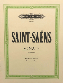 Saint-Saëns: Sonate opus 168 i gruppen Noter & böcker / Fagott / Klassiska noter hos musikskolan.se (EP9195)