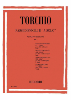 Torchio Passi Difficili e a Solo Vol 1  i gruppen Noter & böcker / Flöjt / Spelskolor, etyder och övningar hos musikskolan.se (ER00220100)