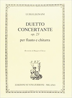 Legnani: Duetto Concertante Per Flauto E Chitarra i gruppen Noter & böcker / Flöjt / Flöjt med gitarr eller harpa hos musikskolan.se (ESZ00867300)