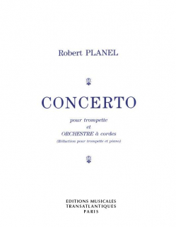 Planel: Concerto för trumpet och piano i gruppen Noter & böcker / Trumpet / Klassiska noter hos musikskolan.se (ETR001251)
