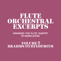 Flute Orchestral Excerpts Volume 2 Flöjtkvartett i gruppen Noter & böcker / Flöjt / Kvartetter: 4 flöjter hos musikskolan.se (EdSvitz2305)