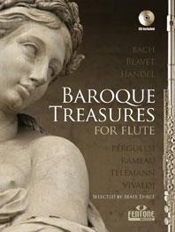 Baroque Treasures for Flute med CD i gruppen Noter & böcker / Flöjt / Playalong för flöjt hos musikskolan.se (F942400)