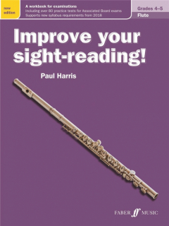 Harris: Improve your sight-reading! Flute 4-5 i gruppen Noter & böcker / Flöjt / Spelskolor, etyder och övningar hos musikskolan.se (FAB0571539858)