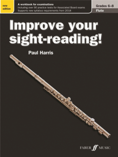 Harris: Improve your sight-reading! Flute 6-8 i gruppen Noter & böcker / Flöjt / Spelskolor, etyder och övningar hos musikskolan.se (FAB0571539866)