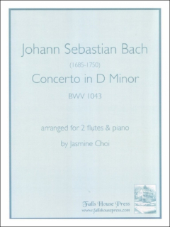 Bach: Concerto in d minor för två flöjter och piano i gruppen Noter & böcker / Flöjt / Flöjt med pianoackompanjemang hos musikskolan.se (FH0424)