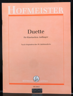 Schneider: Duetter för klarinett nybörjare (Hetschko) i gruppen Noter & böcker / Klarinett / Kammarmusik med klarinett hos musikskolan.se (FH2022)