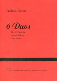 Blasius: 6 Duetter 2 (4-6) i gruppen Noter & böcker / Fagott / Kammarmusik med fagott hos musikskolan.se (FH2116)