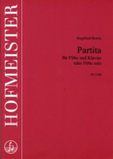 Borris:Partita (solo/+pi) i gruppen Noter & böcker / Flöjt / Flöjt med pianoackompanjemang hos musikskolan.se (FH2188)