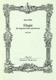Mille: Elegi  hrn+pi i gruppen Noter & böcker / Oboe / Klassiska noter hos musikskolan.se (FH2207)