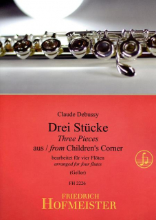 Debussy: Children's Corner /4fl i gruppen Noter & böcker / Flöjt / Kvartetter: 4 flöjter hos musikskolan.se (FH2226)