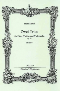 Danzi: 2 trios /Fl Vl Vcl i gruppen Noter & böcker / Flöjt / Flöjt med stråkinstrument hos musikskolan.se (FH2244)