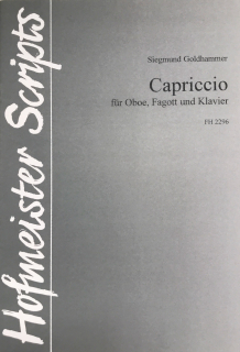 Goldhammer: Capriccio för oboe, fagott och piano i gruppen Noter & böcker / Piano/Keyboard / Flerstämmigt/Ensemble hos musikskolan.se (FH2296)