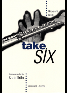 Ricci: Take Six för flöjt i gruppen Noter & böcker / Piano/Keyboard / Fynd för piano hos musikskolan.se (FH2585)