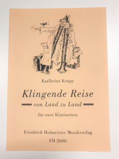 Krupp: Klingande Resa från Land till Land (2 klarinetter) i gruppen Noter & böcker / Klarinett / Kammarmusik med klarinett hos musikskolan.se (FH2606)