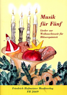 Musik für fünf - Lieder zur Weihnachtszeit för blåskvintett i gruppen Noter & böcker / Flöjt / Flöjt med blåsinstrument hos musikskolan.se (FH2669)