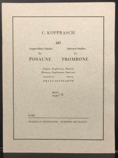 Kopprasch: 60 studies for trombone vol 2 i gruppen Noter & böcker / Trombon/Baryton / Klassiska noter hos musikskolan.se (FH3106)