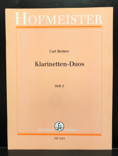 Richter: Klarinettduetter del 2 i gruppen Noter & böcker / Klarinett / Kammarmusik med klarinett hos musikskolan.se (FH3121)