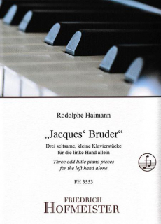 Haimann: Jacques Bruder i gruppen Noter & böcker / Piano/Keyboard / Klassiska noter hos musikskolan.se (FH3553)