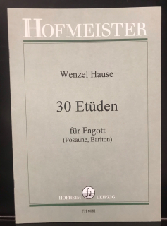 Hause: 30 Etüden i gruppen Noter & böcker / Trombon/Baryton / Klassiska noter hos musikskolan.se (FH6081)