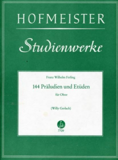 Ferling: 144 Praludien und Etuden /oboe i gruppen Noter & böcker / Oboe / Spelskolor, etyder och övningar hos musikskolan.se (FH7709)